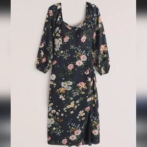 Abercrombie long sleeve midi dress